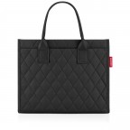 Tasche Daily Shopper Rhombus Black, Farbe: schwarz, Marke: Reisenthel, EAN: 4012013740930, Abmessungen in cm: 42x35x17, Bild 1 von 3