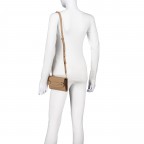 Umhängetasche / Clutch / Portemonnaie Cavallo Wallet on Chain Oat Beige, Farbe: cognac, Marke: AIGNER, EAN: 4055539684920, Abmessungen in cm: 21x11x4, Bild 3 von 5