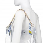 Schulterkette Fashion mit Tuch Porcelain Blue, Farbe: blau/petrol, Marke: AIGNER, EAN: 4055539685217, Abmessungen in cm: 3x45x1, Bild 3 von 3