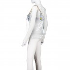 Schulterkette Fashion mit Tuch Porcelain Blue, Farbe: blau/petrol, Marke: AIGNER, EAN: 4055539685217, Abmessungen in cm: 3x45x1, Bild 2 von 3