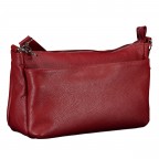 Umhängetasche Weinrot, Farbe: rot/weinrot, Marke: Hausfelder Manufaktur, EAN: 4065646028623, Abmessungen in cm: 27x17x11, Bild 2 von 8