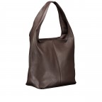 Beuteltasche Dollaro Dunkelbraun, Farbe: braun, Marke: Hausfelder Manufaktur, EAN: 4065646028692, Abmessungen in cm: 33.5x32.5x16, Bild 2 von 5