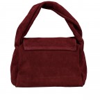 Umhängetasche Velours Weinrot, Farbe: rot/weinrot, Marke: Hausfelder Manufaktur, EAN: 4065646028708, Abmessungen in cm: 26x20.5x12.5, Bild 3 von 8