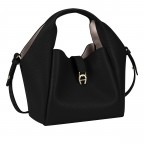 Beuteltasche Zaira S Black, Farbe: schwarz, Marke: AIGNER, EAN: 4055539681868, Abmessungen in cm: 20x17.5x12.5, Bild 2 von 6