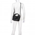 Beuteltasche Zaira S Black, Farbe: schwarz, Marke: AIGNER, EAN: 4055539681868, Abmessungen in cm: 20x17.5x12.5, Bild 6 von 6