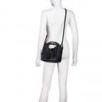 Tasche Zaira S Blossom Black, Farbe: schwarz, Marke: AIGNER, EAN: 4055539681523, Abmessungen in cm: 21x18x13, Bild 5 von 6