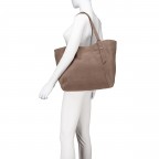 Shopper Pretty Wonder Suede Mocha, Farbe: taupe/khaki, Marke: Hey Marly, EAN: 4262484658382, Abmessungen in cm: 35.5x32x17, Bild 6 von 8