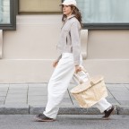 Einkaufskorb Carrybag Frame Leo Vanilla, Farbe: beige, Marke: Reisenthel, EAN: 4012013748820, Abmessungen in cm: 48x49x28, Bild 3 von 6