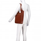 Shopper Luce Soft Hobo Marrone, Farbe: cognac, Marke: The Bridge, EAN: 8033748591839, Abmessungen in cm: 37x37x4, Bild 4 von 5