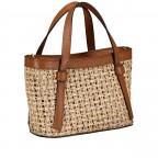 Handtasche Cosmo Handbag Mini Raffia Caramel Cognac, Farbe: cognac, Marke: Abro, EAN: 4067278855691, Abmessungen in cm: 19.5x14x9.5, Bild 2 von 7