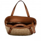 Handtasche Cosmo Handbag Mini Raffia Caramel Cognac, Farbe: cognac, Marke: Abro, EAN: 4067278855691, Abmessungen in cm: 19.5x14x9.5, Bild 7 von 7
