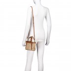 Handtasche Cosmo Handbag Mini Raffia Caramel Cognac, Farbe: cognac, Marke: Abro, EAN: 4067278855691, Abmessungen in cm: 19.5x14x9.5, Bild 5 von 7