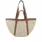 Shopper Cosmo M Raffia Caramel Cognac, Farbe: cognac, Marke: Abro, EAN: 4067278856070, Abmessungen in cm: 44x23x13.5, Bild 1 von 7