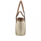 Shopper Cosmo M Raffia Caramel Cognac, Farbe: cognac, Marke: Abro, EAN: 4067278856070, Abmessungen in cm: 44x23x13.5, Bild 3 von 7