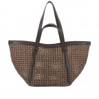 Shopper Cosmo L Raffia Wood, Farbe: braun, Marke: Abro, EAN: 4067278856162, Abmessungen in cm: 57x29.5x16.5, Bild 4 von 7