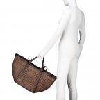 Shopper Cosmo L Raffia Wood, Farbe: braun, Marke: Abro, EAN: 4067278856162, Abmessungen in cm: 57x29.5x16.5, Bild 5 von 7