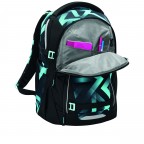 Rucksack Mate Modell 2026 30 Liter Laser Lights, Farbe: grün/oliv, Marke: Coocazoo, EAN: 4047443541055, Abmessungen in cm: 30x44x23, Bild 4 von 9