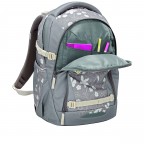 Rucksack Mate Modell 2026 30 Liter Vanilla Bloom, Farbe: grau, Marke: Coocazoo, EAN: 4047443544063, Abmessungen in cm: 30x44x23, Bild 4 von 9