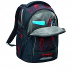Rucksack Mate Modell 2026 30 Liter Broken Black, Farbe: rot/weinrot, Marke: Coocazoo, EAN: 4047443544162, Abmessungen in cm: 30x44x23, Bild 4 von 9