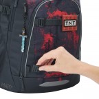 Rucksack Mate Modell 2026 30 Liter Broken Black, Farbe: rot/weinrot, Marke: Coocazoo, EAN: 4047443544162, Abmessungen in cm: 30x44x23, Bild 8 von 9