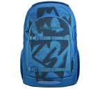 Rucksack Every 30 Liter Graffiti Groove, Farbe: blau/petrol, Marke: Coocazoo, EAN: 4047443544216, Abmessungen in cm: 33x44x22, Bild 1 von 8