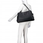 Shopper Anett New Shape Tote Black, Farbe: schwarz, Marke: BOSS, EAN: 4063551381390, Abmessungen in cm: 47.5x26.5x13, Bild 4 von 5