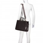 Handtasche Sandy Medium Tote Dark Brown, Farbe: braun, Marke: BOSS, EAN: 4063551381536, Abmessungen in cm: 36x27.5x12, Bild 5 von 7