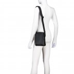 Umhängetasche Jace Zip Black, Farbe: schwarz, Marke: BOSS, EAN: 4063551380386, Abmessungen in cm: 17.5x20.5x8, Bild 4 von 6