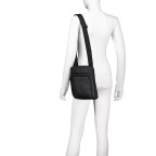Umhängetasche Jace Envelope Black, Farbe: schwarz, Marke: BOSS, EAN: 4063551380416, Abmessungen in cm: 22.5x25.5x6, Bild 4 von 6