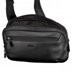 Gürteltasche Jace Bumbag Black, Farbe: schwarz, Marke: BOSS, EAN: 4063551380423, Abmessungen in cm: 23x15x6.5, Bild 6 von 6
