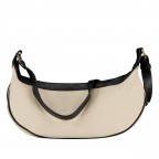 Umhängetasche Canvas Schwarz, Farbe: schwarz, Marke: Hausfelder Manufaktur, EAN: 4065646029118, Abmessungen in cm: 35.5x18x8, Bild 3 von 6