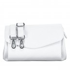 Umhängetasche Weiß, Farbe: weiß, Marke: Hausfelder Manufaktur, EAN: 4065646029149, Abmessungen in cm: 27x16.5x10.5, Bild 1 von 8