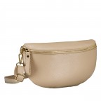Gürteltasche / Umhängetasche mit Goldfittings Sand, Farbe: beige, Marke: Hausfelder Manufaktur, EAN: 4065646029156, Abmessungen in cm: 25x14x8, Bild 2 von 6