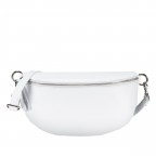 Gürteltasche mit Silberfittings Weiß, Farbe: weiß, Marke: Hausfelder Manufaktur, EAN: 4065646029200, Abmessungen in cm: 25x14x8, Bild 1 von 6
