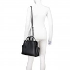 Handtasche Yorih Satchel Black, Farbe: schwarz, Marke: HUGO, EAN: 4063551361392, Abmessungen in cm: 37x24x12, Bild 5 von 7