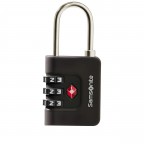 Zahlenschloss für Koffer TA Revolution Combilock 3 Dial TSA Black, Farbe: schwarz, Marke: Samsonite, EAN: 5400520336545, Abmessungen in cm: 3.5x7x1.2, Bild 1 von 3