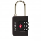 Zahlenschloss für Koffer TA Revolution Combilock 3 Dial TSA Black, Farbe: schwarz, Marke: Samsonite, EAN: 5400520336545, Abmessungen in cm: 3.5x7x1.2, Bild 2 von 3