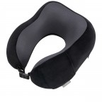 Nackenkissen TA Revolution Ergonomic Memory Foam Pillow Black, Farbe: schwarz, Marke: Samsonite, EAN: 5400520337085, Abmessungen in cm: 25x14.5x28, Bild 2 von 3