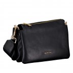 Umhängetasche Feather Small Nero, Farbe: schwarz, Marke: Biasia, EAN: 8054942853875, Abmessungen in cm: 21.5x15x6, Bild 2 von 8