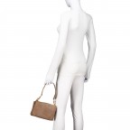 Umhängetasche Feather Small Taupe, Farbe: taupe/khaki, Marke: Biasia, EAN: 8054942853967, Abmessungen in cm: 21.5x15x6, Bild 4 von 8