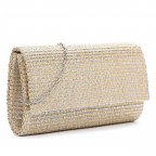 Umhängetasche / Clutch Amalia Woven Silver, Farbe: metallic, Marke: Tamaris, EAN: 4063512165557, Abmessungen in cm: 25x14.5x5.5, Bild 2 von 7