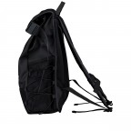 Rucksack Trail Mountaineer Rolltop mit Laptopfach 16 Zoll Black, Farbe: schwarz, Marke: Rains, EAN: 5715793017139, Abmessungen in cm: 32x56x13, Bild 3 von 9