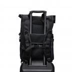 Rucksack Texel Moulded Backpack mit zwei Laptopfächern 16 Zoll Black, Farbe: schwarz, Marke: Rains, EAN: 5711747577780, Abmessungen in cm: 34x61x16, Bild 4 von 10