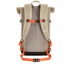 Rucksack High Coast Foldsack Volumen 24 Liter Fossil, Farbe: beige, Marke: Fjällräven, EAN: 7323451156045, Abmessungen in cm: 26x45x20, Bild 3 von 11