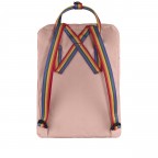 Rucksack Kånken Rainbow Chalk Rose Rainbow, Farbe: rosa/pink, Marke: Fjällräven, EAN: 7323451165290, Abmessungen in cm: 27x38x13, Bild 3 von 11