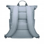 Rucksack Rolltop Easy Small Monochrome Marlin, Farbe: blau/petrol, Marke: Got Bag, EAN: 4262534670609, Abmessungen in cm: 27x40x13, Bild 4 von 10
