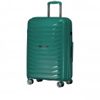 Koffer FLP15 erweiterbar Größe M Teal, Farbe: blau/petrol, Marke: Flanigan, EAN: 4066727007469, Abmessungen in cm: 45x69x25, Bild 2 von 11