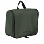 Kulturbeutel FLKB03 Olive Black, Farbe: grün/oliv, Marke: Flanigan, EAN: 4066727007698, Abmessungen in cm: 28.5x23.5x11, Bild 2 von 5