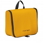 Kulturbeutel FLKB03 Yellow Black, Farbe: gelb, Marke: Flanigan, EAN: 4066727007742, Abmessungen in cm: 28.5x23.5x11, Bild 2 von 5