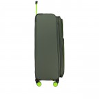 Koffer FLT27 erweiterbar Größe 80 cm Olive Neongreen, Farbe: grün/oliv, Marke: Flanigan, EAN: 4066727007674, Abmessungen in cm: 47x80x30, Bild 6 von 10